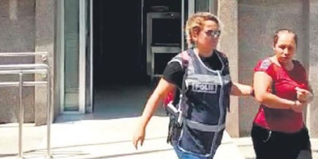 Kadın hırsız dolabın içinden çıktı!