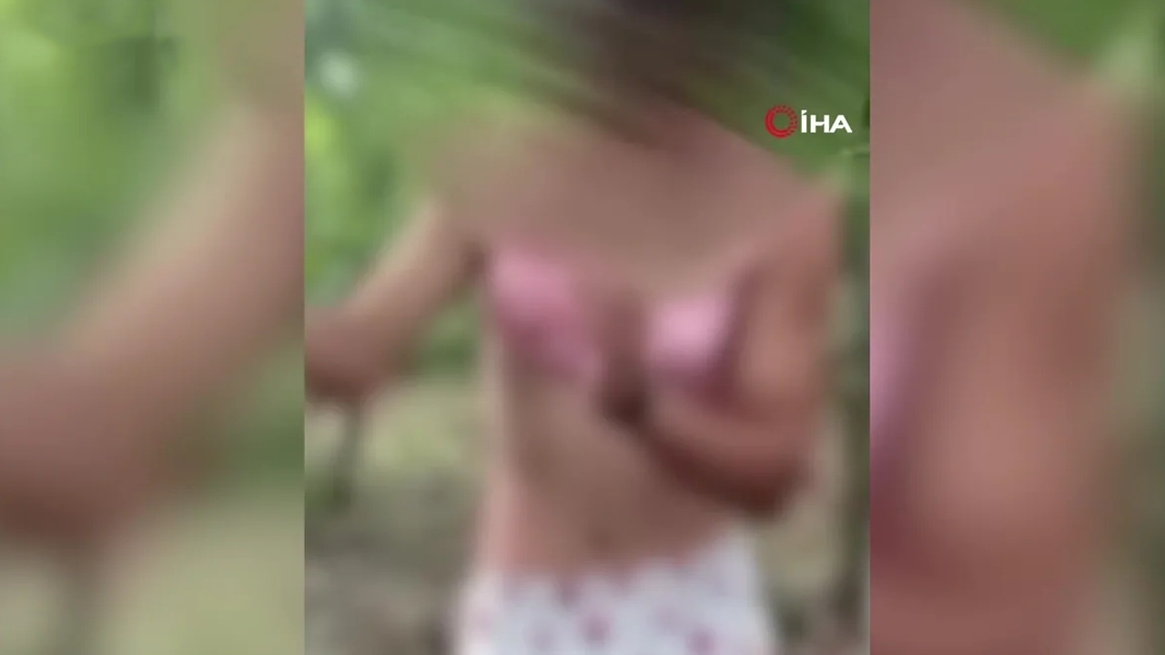 Kadın kıyafeti giydirip ormana götürdüler!