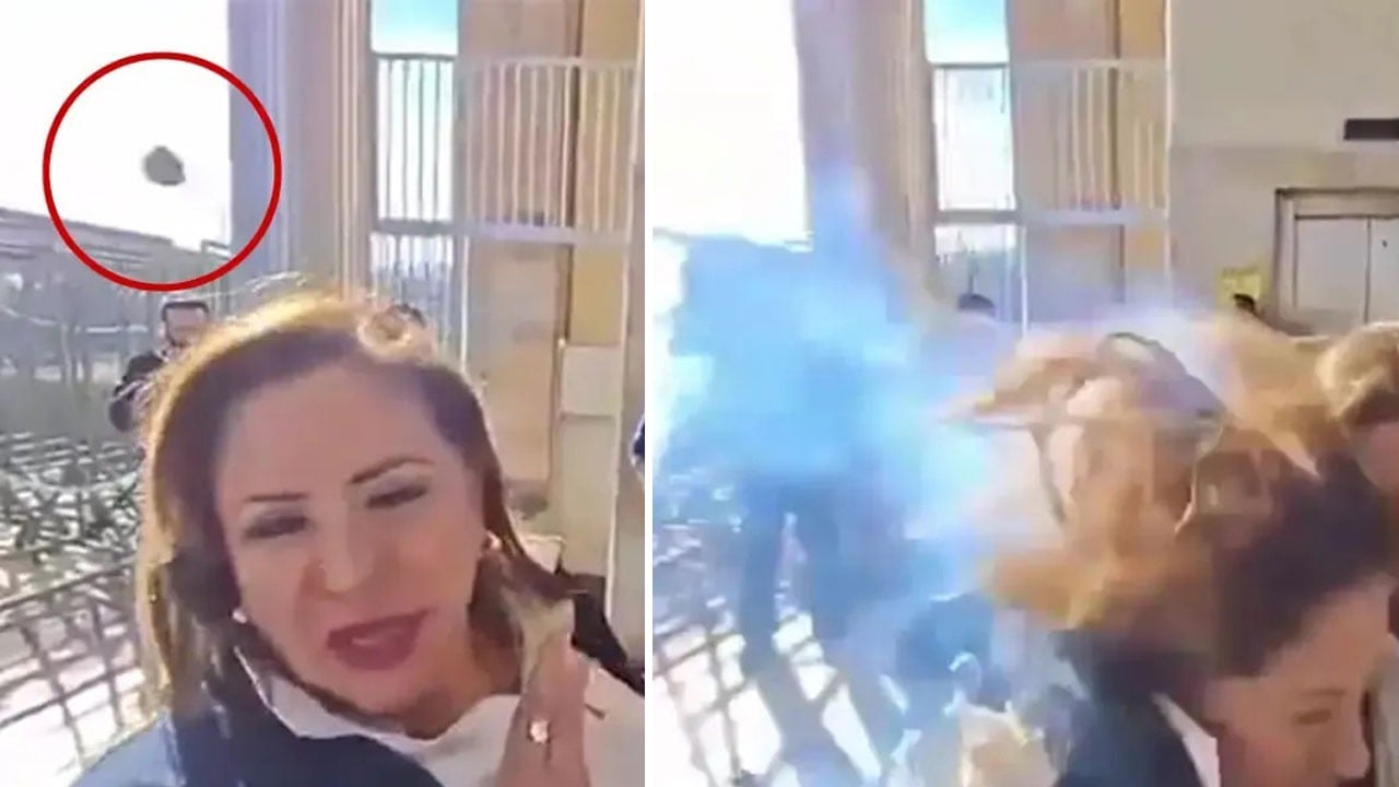 Kadın milletvekilinin kafasında canlı yayında bomba patlattılar