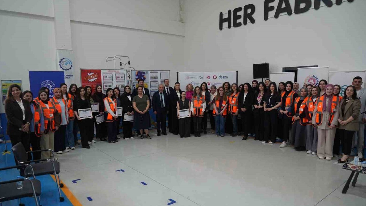 Kadın mühendisler üretimin sahasına indi!