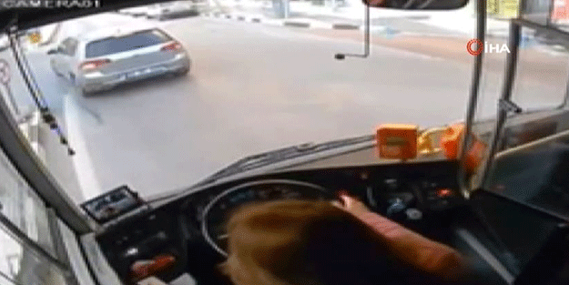 Kadın otobüs şoförünün o görüntüleri ortaya çıktı! İşine son verildi
