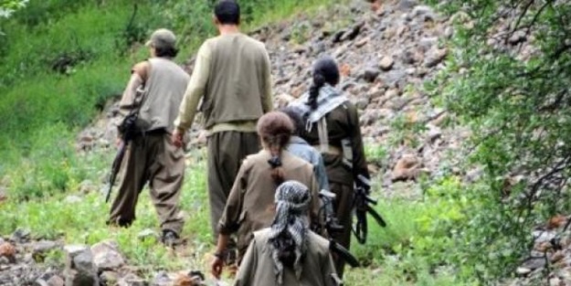 Kadın terörist teslim oldu