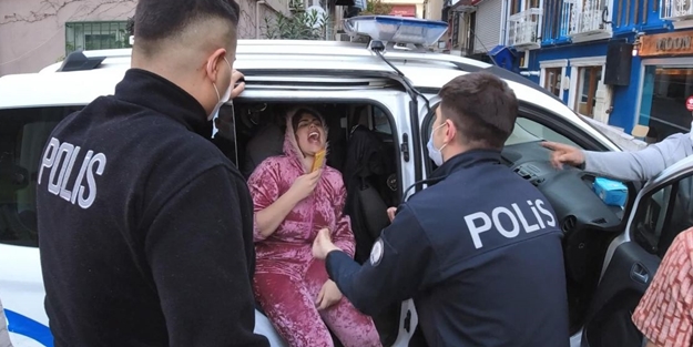 Kadın turist polisi illallah ettirdi! 