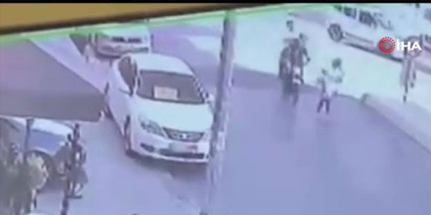 Kadına çarpıp kaçtı