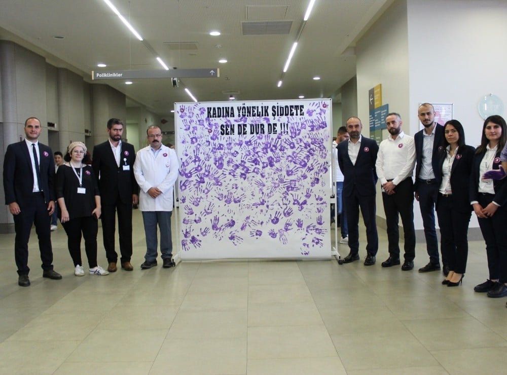 Kadına şiddete mücadele için 