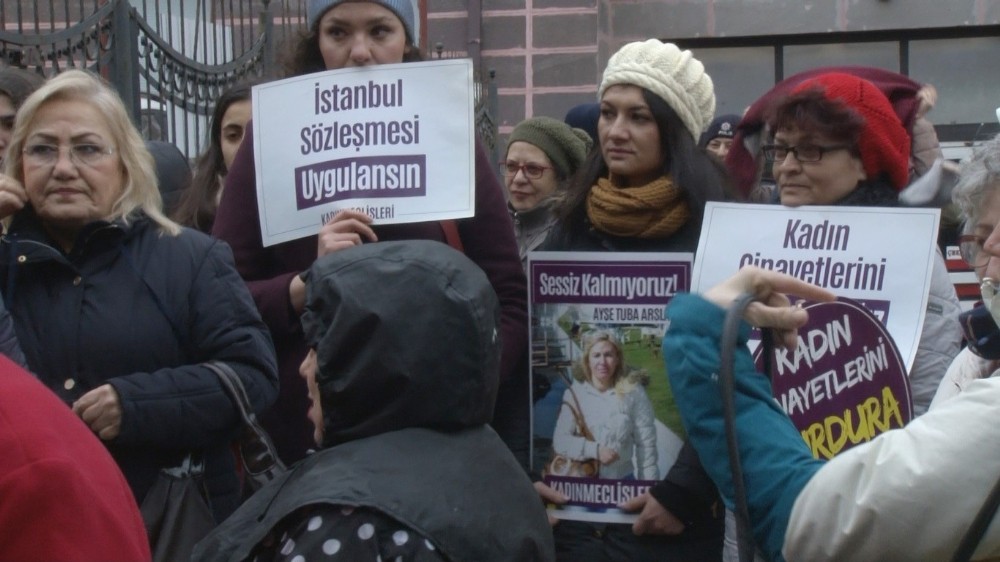 Kadınlar, Ayşe Tuba Arslan davasında bir araya geldi 
