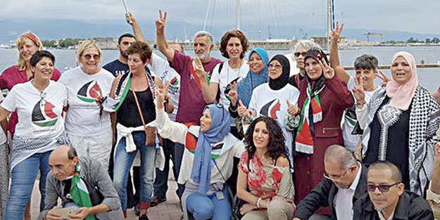 Kadınlar Gazze için yola çıktı