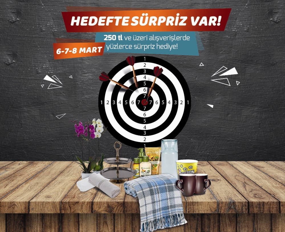 Kadınlar Günü Dart Kampanyası 