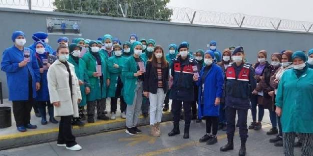 Kadınlara KADES eğitimi verildi