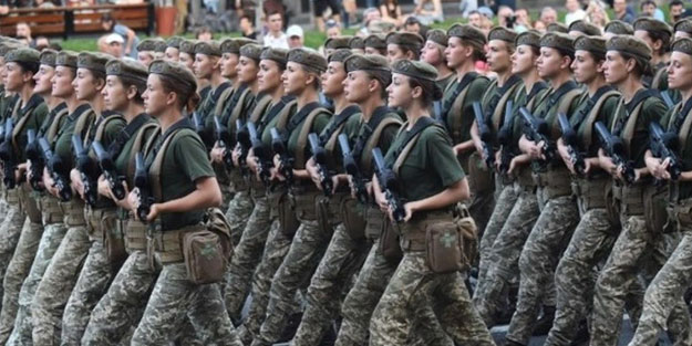 Kadınlara seferberlik çıktı! Cepheye gönderecekler