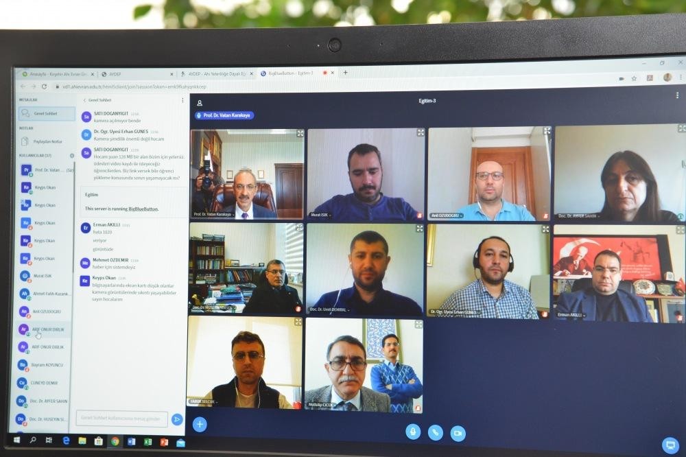 KAEÜ’si, uzaktan eğitim çalışmalarını rapor haline getirdi 