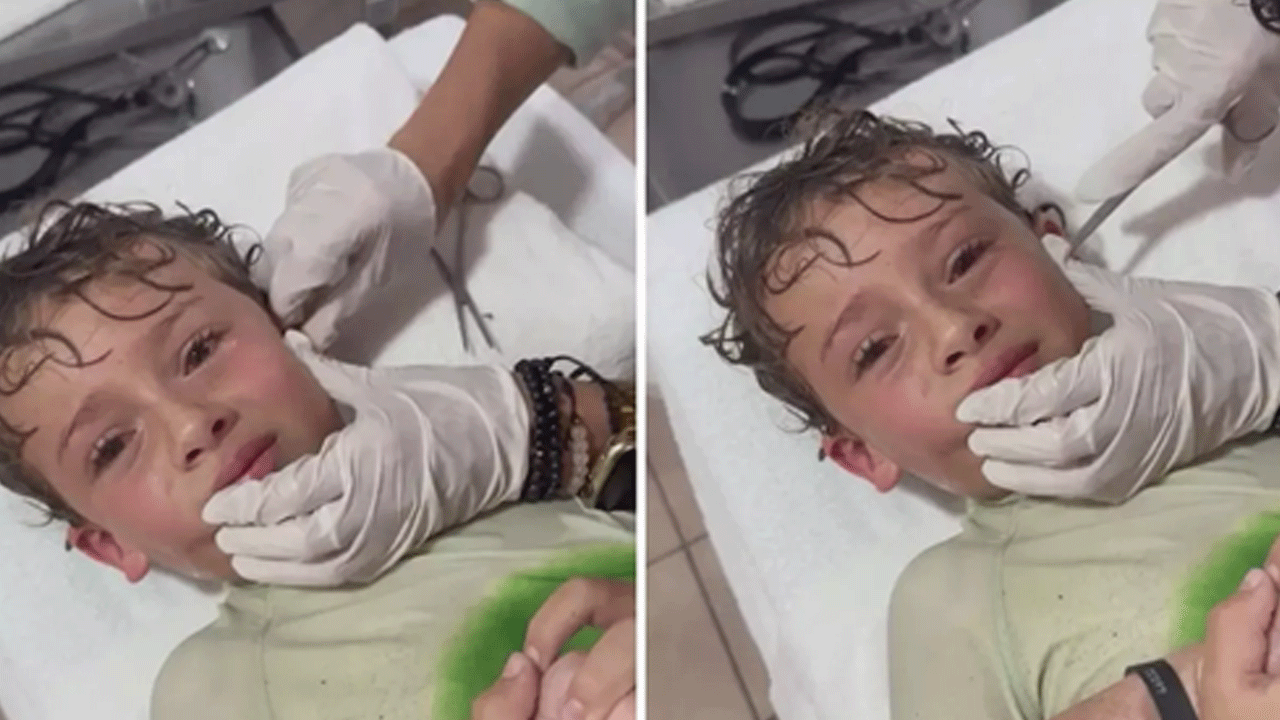 ‘Kafamda bir şey kıpırdıyor’ dedi... Kulağından çıkan hayvan ağızları açık bıraktı