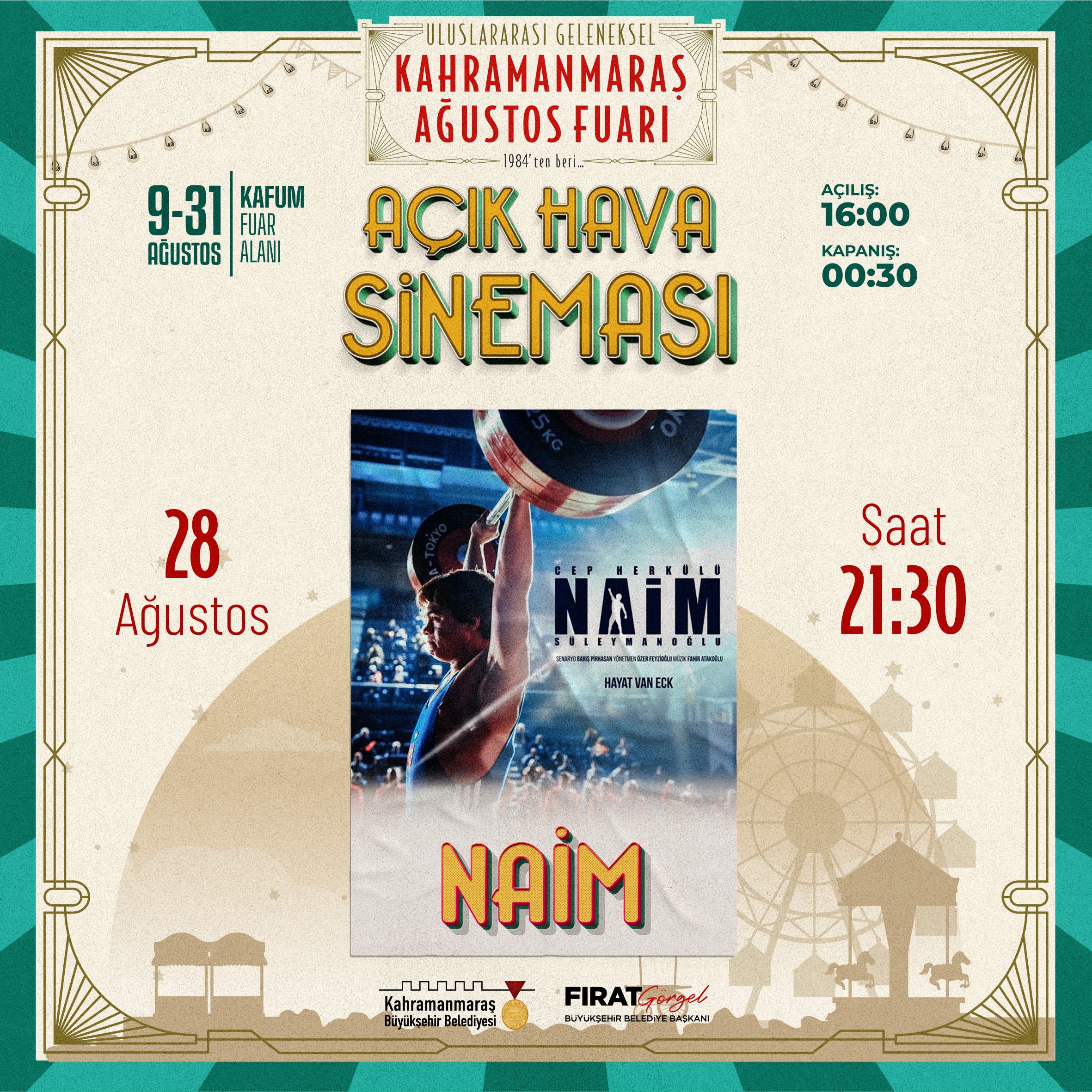 KAFUM'da Çarşamba Günü Müzik Ziyafeti ve Sinema Keyfi Yaşanacak