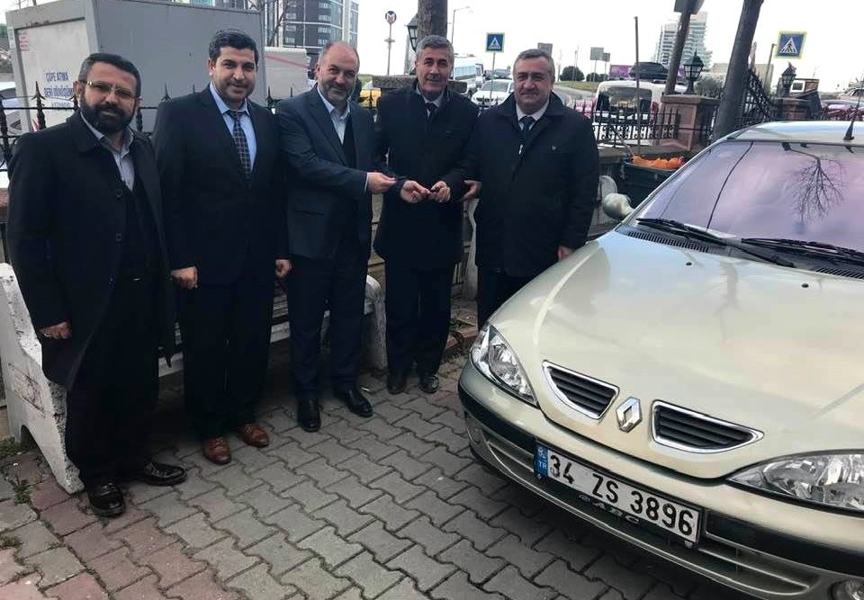 Kağıthane Müftülüğünden Sultanhanı Müftülüğüne otomobil hibe edildi 