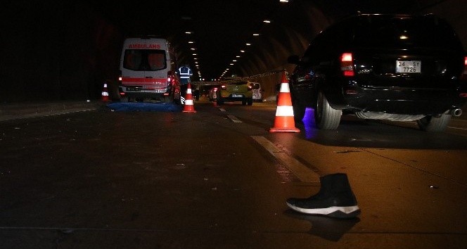 Kağıthane Tünelinde kaza: 1 ölü, 1 yaralı