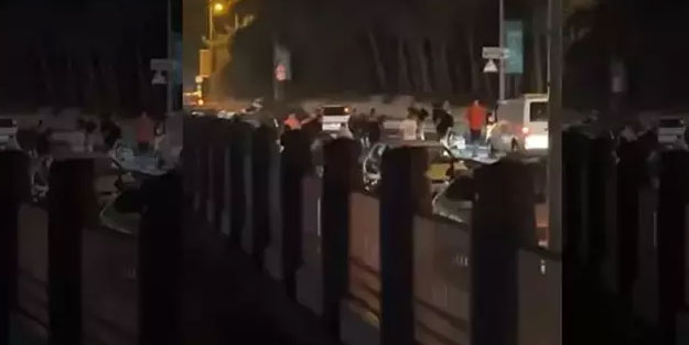 Kağıthane'de 'dur' ihtarına uymayan sürücü polise çarptı