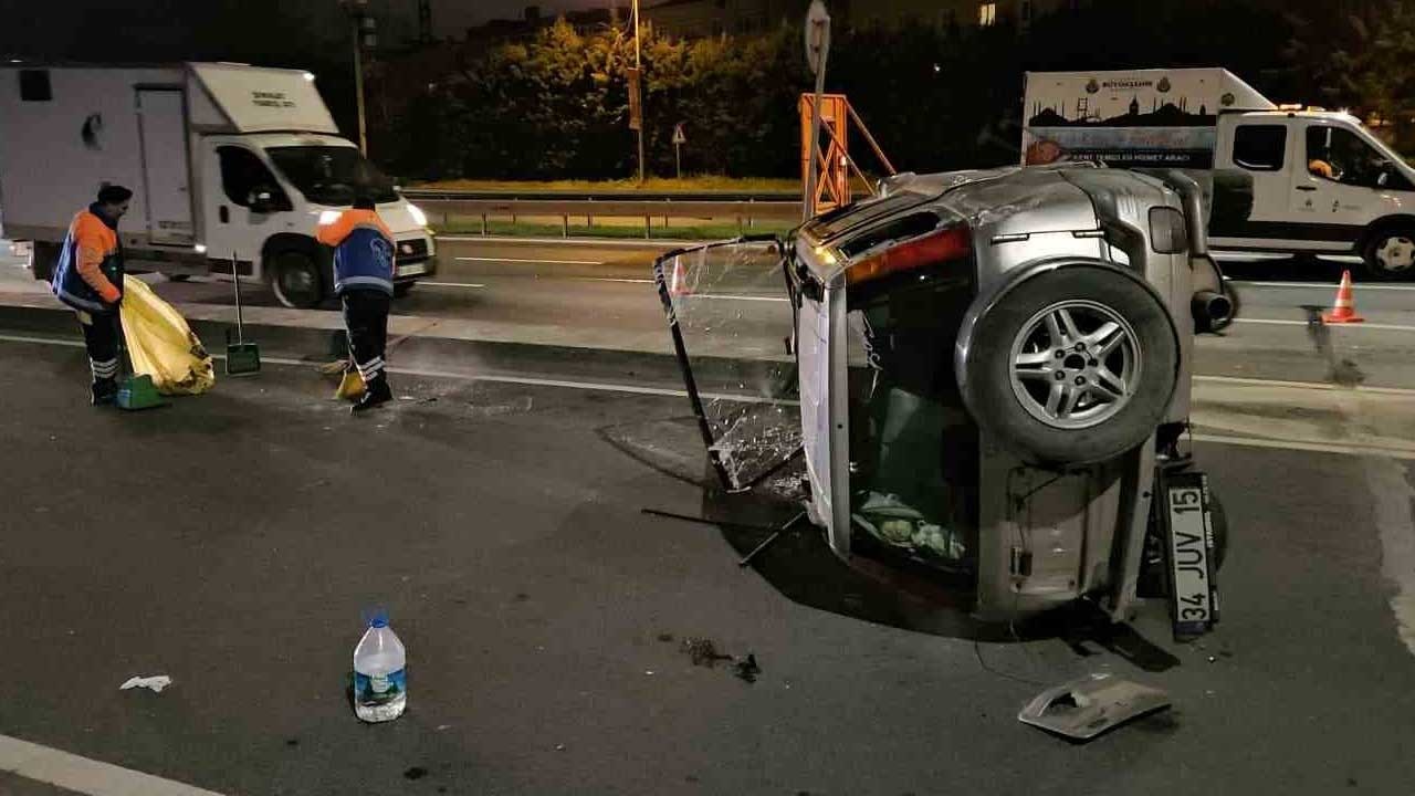 Kağıthane’de gece yarısı kaza! Alkollü sürücü dehşeti