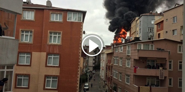 Kağıthane'de yangın çıktı