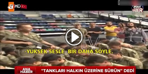 Kahraman binbaşı darbeci hainleri yerin dibine sokt