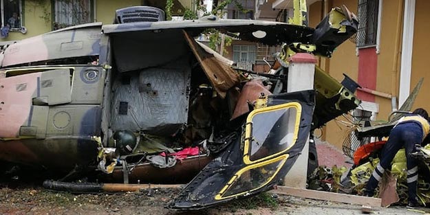Kahraman pilot, helikopteri boş alana düşürdü