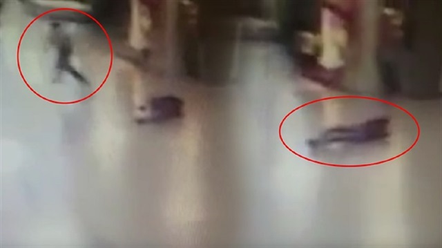 Kahraman polis yaralı haldeyken canlı bombayı vurmuş