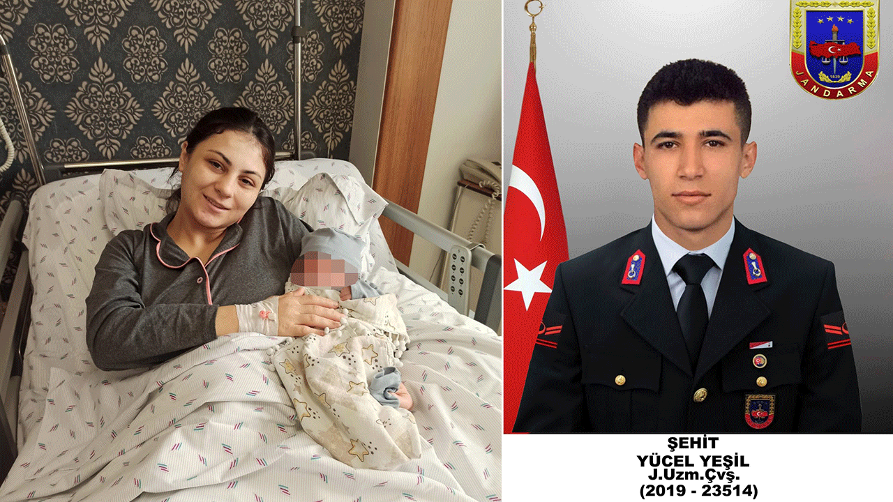 Kahraman şehidimizin adı doğan bebeğinde yaşayacak