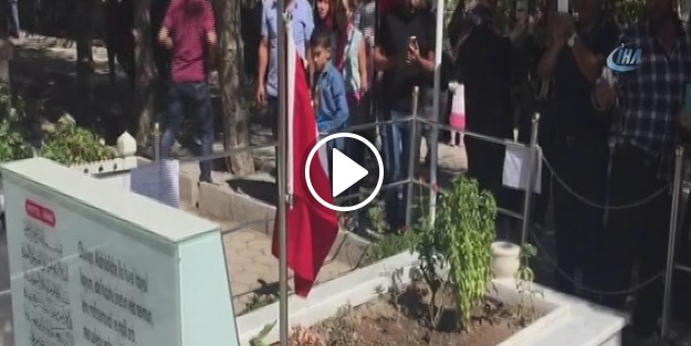 Kahraman Şehit Ömer Halisdemir'in kabrine ziyaretçi akını