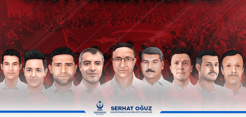 Kahramankazan'da 15 Temmuz Demokrasi ve Milli Birlik Günü kapsamında şehitlik ziyaret edildi
