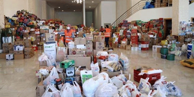 Kahramankazan’dan Manavgat’a 3 TIR yardım