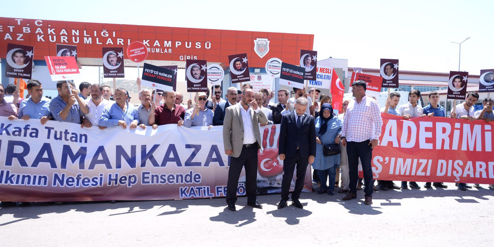 Kahramankazanlılar Sincan Cezaevi önüne kamp kurdu
