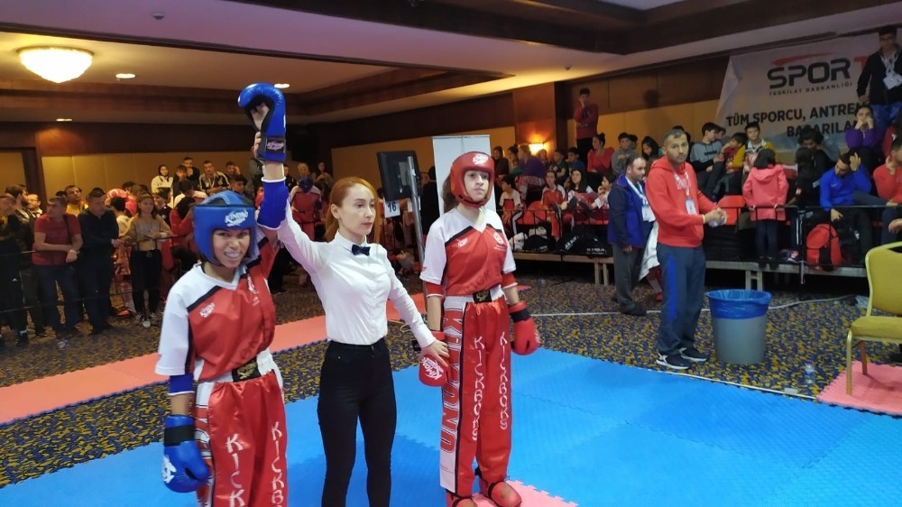 Kahramanmaraş’a kickboks’tan 2 madalya 