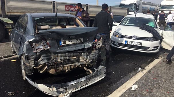 Kahramanmaraş'ta 10 araç bu hale geldi!