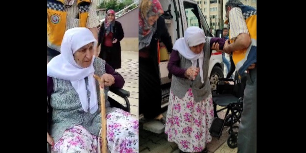 Kahramanmaraş'ta 100 yaşındaki Fatma nine oyunu kullandı