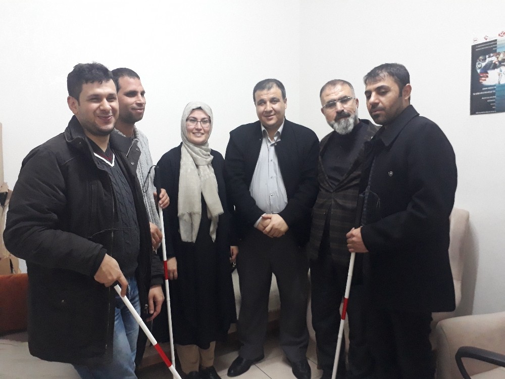 Kahramanmaraş’ta 20 görme engelliye ‘beyaz baston’ 