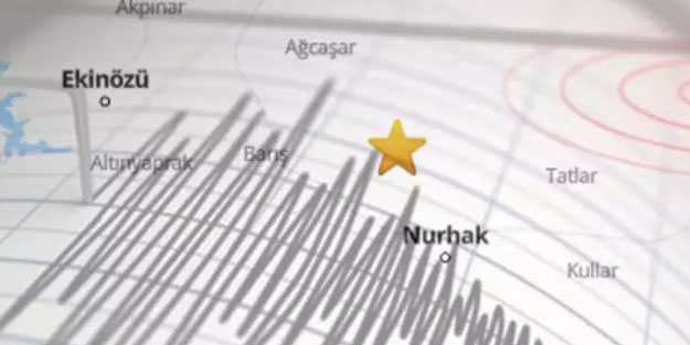 Kahramanmaraş'ta 3.9 büyüklüğünde deprem