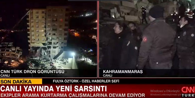 Kahramanmaraş'ta 4.6 şiddetinde deprem! Canlı yayında hissedildi