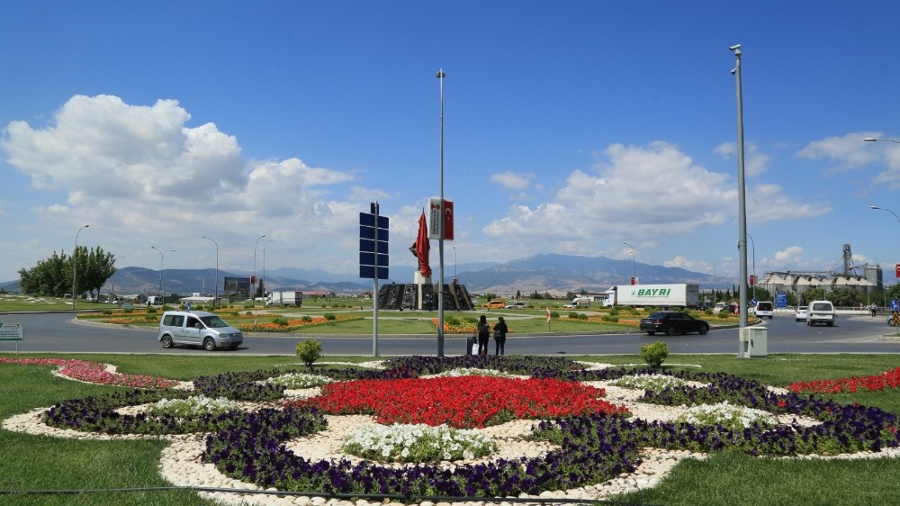 Kahramanmaraş’ta çiçek şöleni 