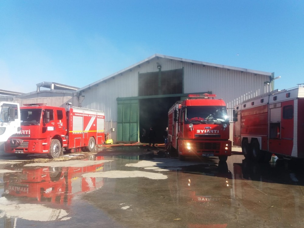 Kahramanmaraş’ta çiftlik yangını 