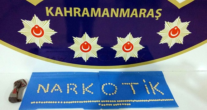 Kahramanmaraş’ta çorap içerisinde uyuşturucu sevkiyatı
