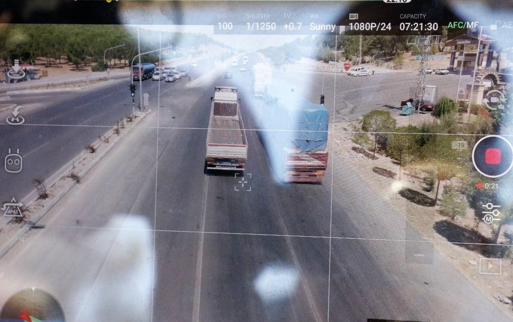 Kahramanmaraş’ta ’drone’lu bayram trafiği denetimi 