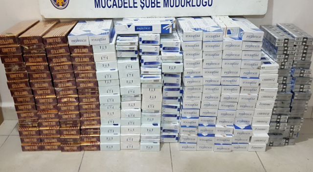 Kahramanmaraş’ta kaçak sigara operasyonu 2 gözaltı