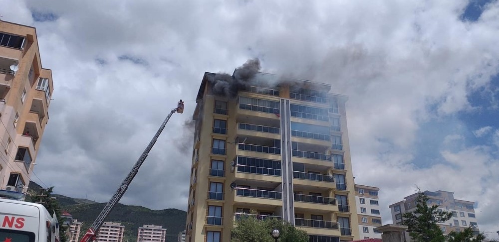 Kahramanmaraş’ta korkutan yangın 
