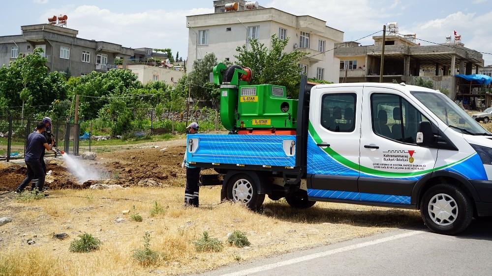 Kahramanmaraş’ta larva ile mücadele 