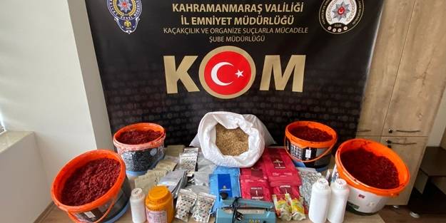 Kahramanmaraş'ta nargile tütünü operasyonu!