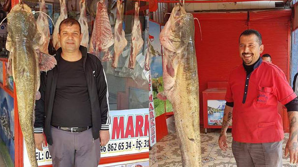 Kahramanmaraş'ta oltayla yakalandı! Kilosu dudak uçuklattı...