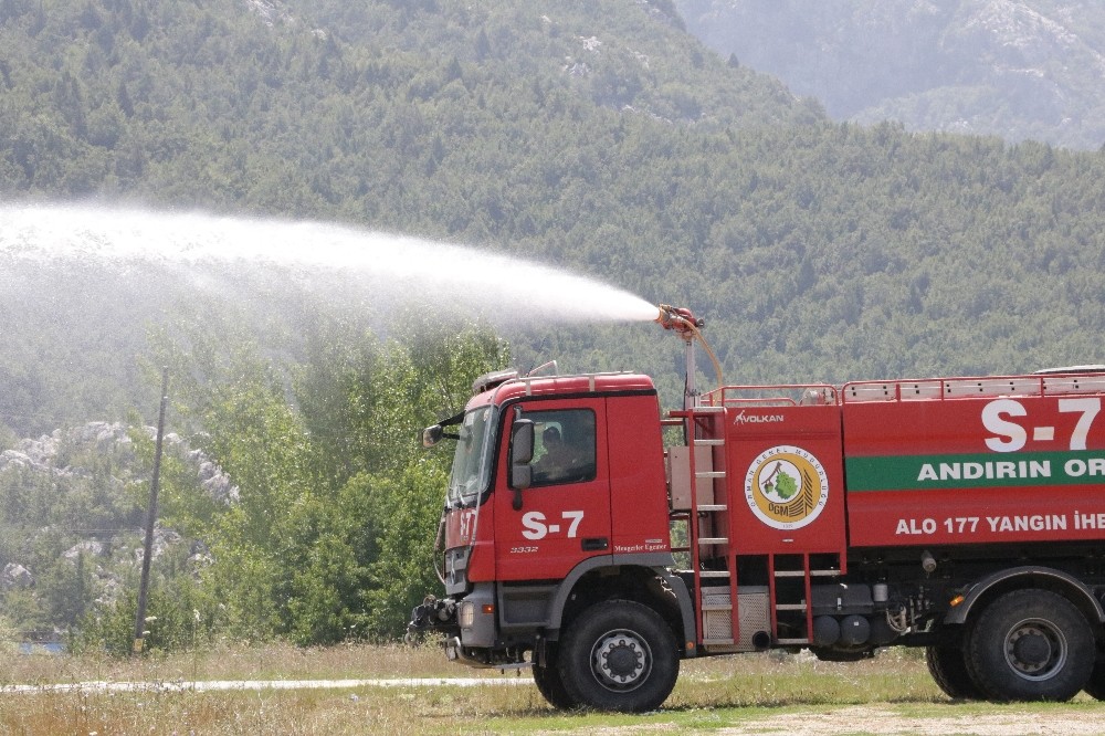 Kahramanmaraş’ta orman yangınlarıyla mücadele 