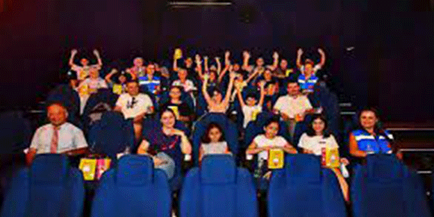 Kahramanmaraş'ta şehit ve gazi çocukları sinema etkinliğinde buluştu