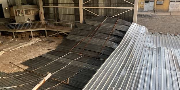 Kahramanmaraş'ta şiddetli rüzgar