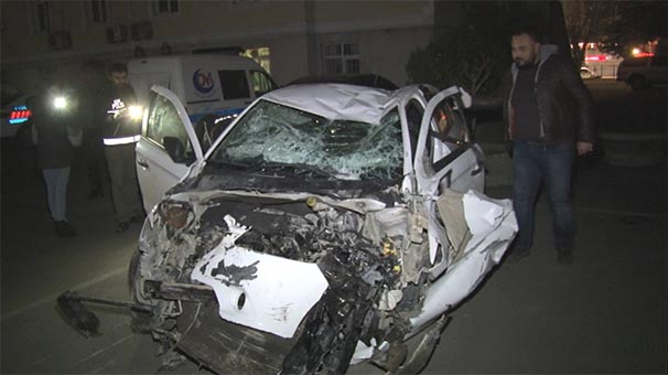 Kahramanmaraş’ta sigara kaçakçıları bu otomobilden sağ çıktı