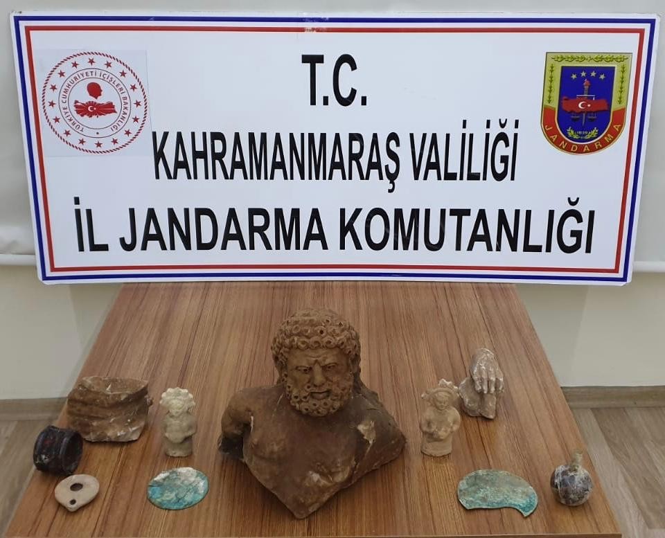 Kahramanmaraş’ta tarihi eser kaçakçılığı operasyonu: 3 gözaltı 